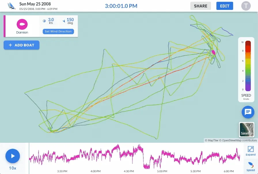 Set wind direction